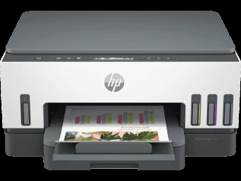 Hewlett Packard (HP) HP Smart Tank 720 AIO daugiafunkcis spausdintuvas Spausdintuvas - A4 spalvotas rašalinis, spausdinimas / kopijavimas / nuskaitymas, automatinis dvipusis spausdinimas, WiFi, 15 psl./min., 400–800 puslapių per mėnesį