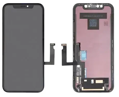 HQ A+ Analog LCD OLED Touch Ekranas Panel for Apple iPhone XR full set Juodas