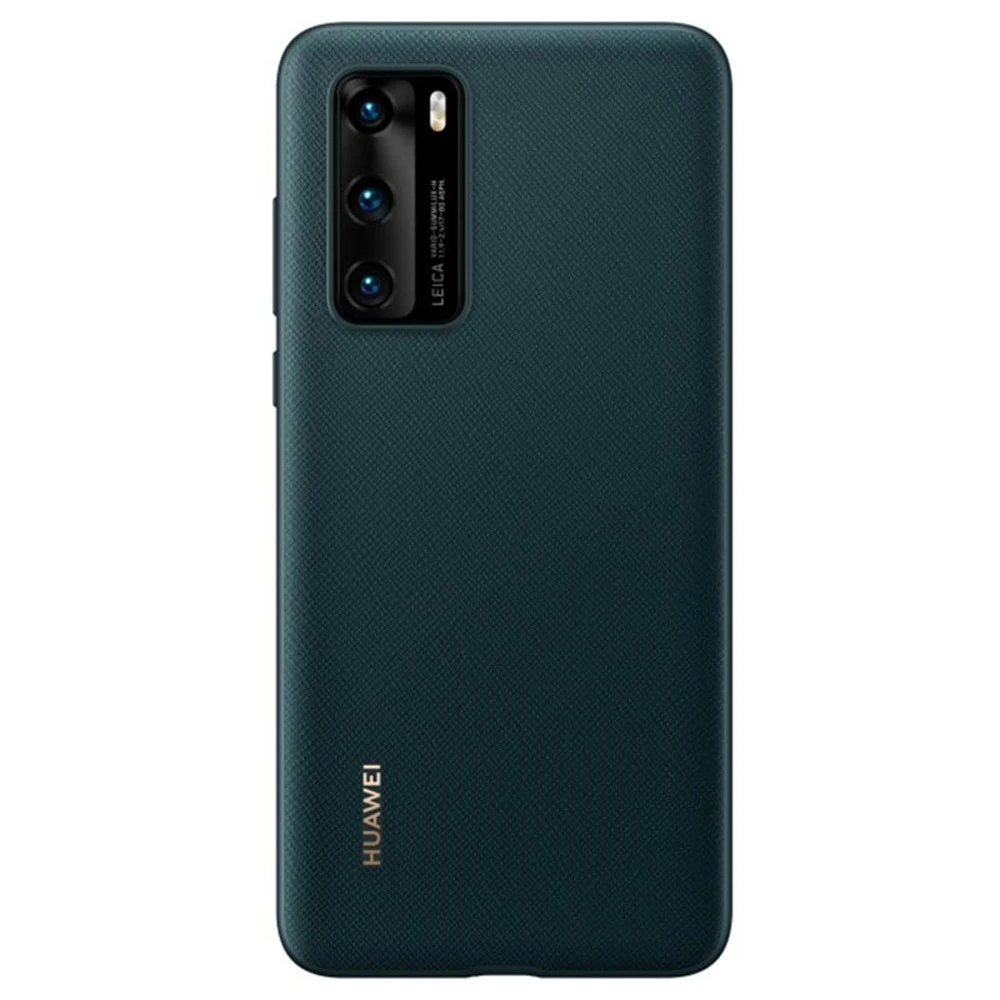 Apsauginis PU dėklas, skirtas Huawei P40 Ink (Žalias)