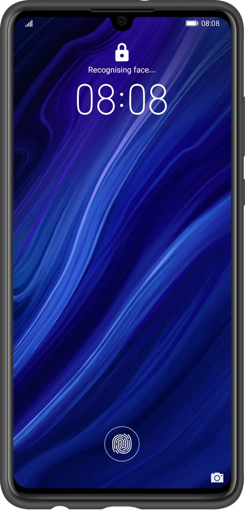 Dėklas HUAWEI P30 SILICONE COVER Juodas