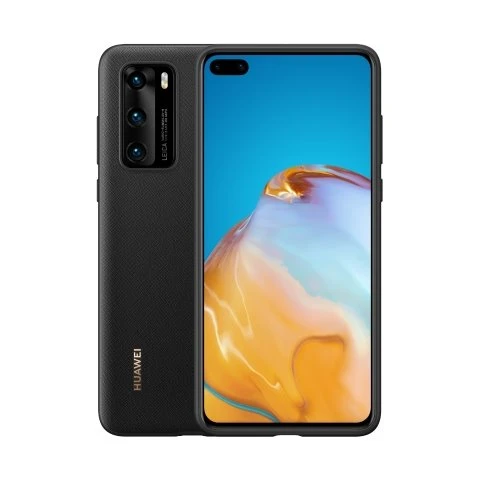 Silikoninis dėklas for Huawei P40 (Juodas)