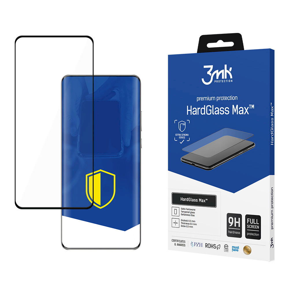 3MK HARD GLASS MAX Juodas HUAWEI P50 PRO 5G