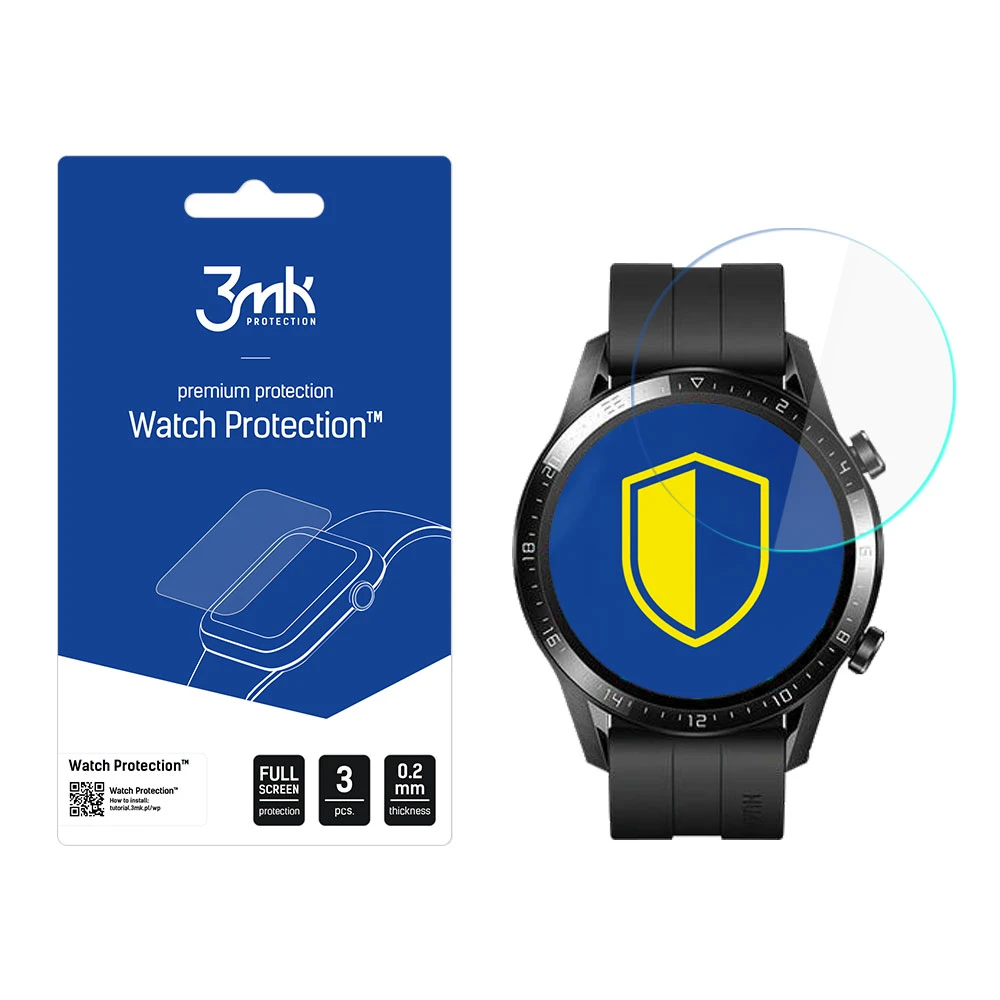 3Mk Apsauginis ekrano stiklas išmaniojo laikrodžio Huawei Watch 2