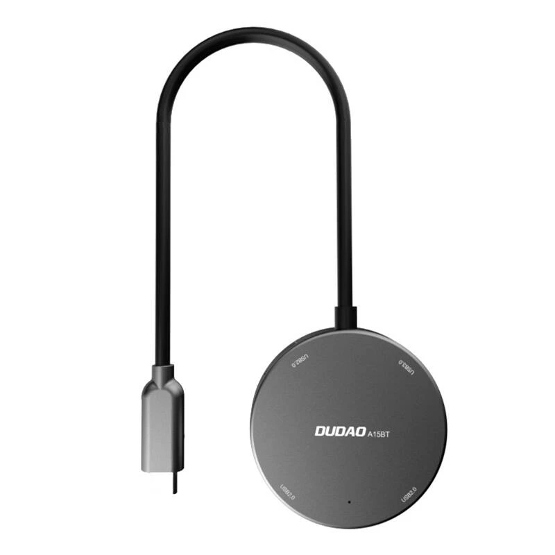Dudao A15B USB-C šakotuvas su lanksčiu laidu