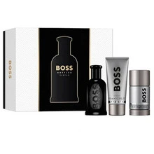 Hugo Boss BOSS Bottled Parfum Giftset rinkinys vyrams (PP kvepalai, 100 ml + dezodorantas, 75 ml + dušo želė, 100 ml)