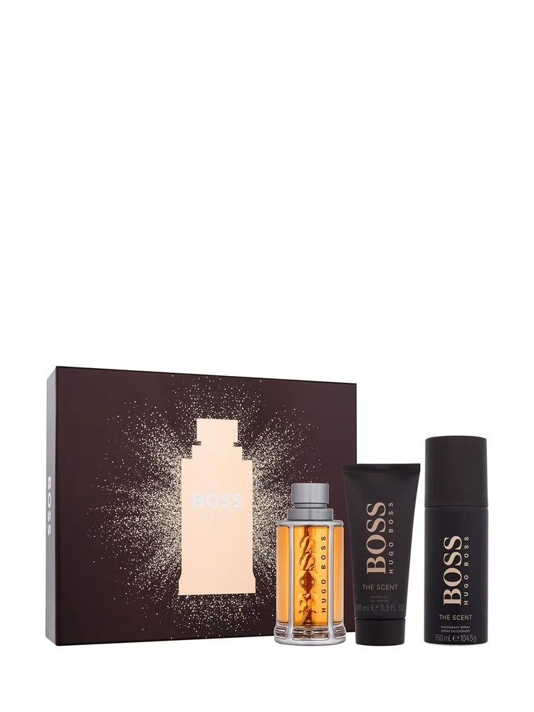Hugo Boss BOSS The Scent rinkinys vyrams (EDT, 100 ml + dušo želė, 100 ml + dezodorantas, 150 ml)