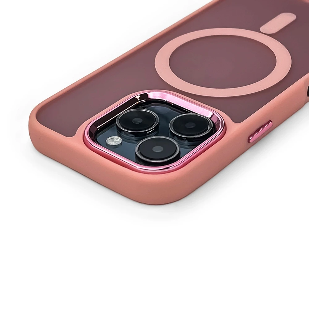 Hurtel Fashion Dėklas compatible with MagSafe skirtas Apple iPhone 17 Pro – rožinės spalvos