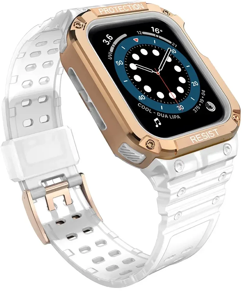 Išmaniojo laikrodžio Apple SE/7 silikoninis Hurtel dirželis, Rožinės spalvos, 38/40/41 mm