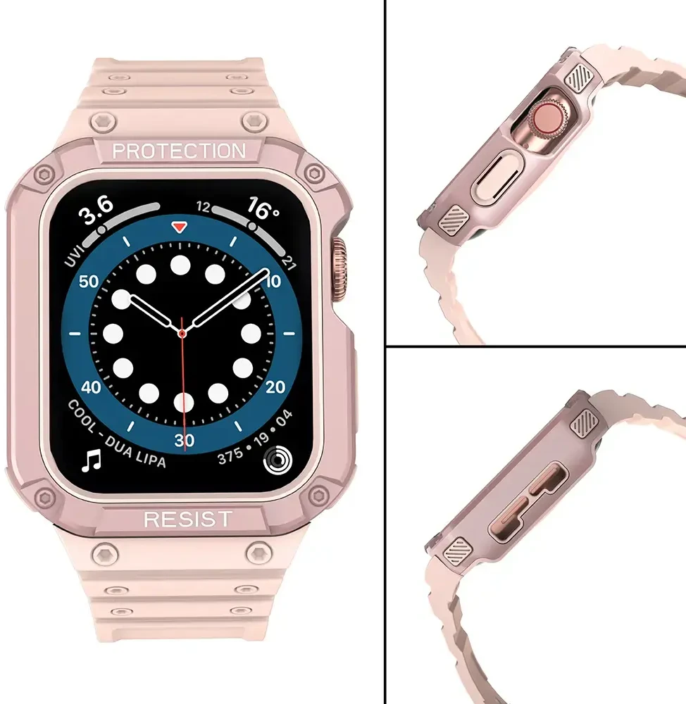 Išmaniojo laikrodžio Apple SE/7 silikoninis Hurtel dirželis, Žalios spalvos, 38/40/41 mm