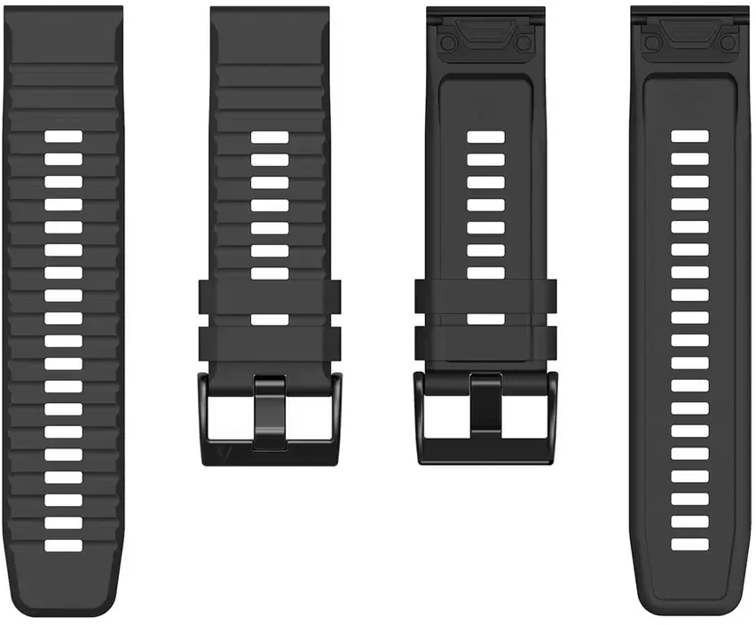 Hurtel Silicone Strap for Garmin Fenix 3 / 5X / 6X / 7X Pro – Juodas