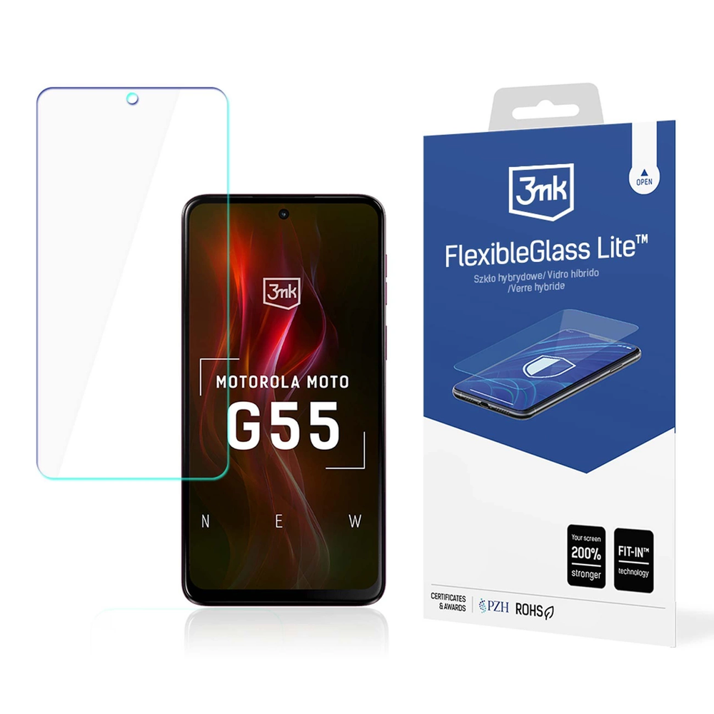 3Mk apsauga Motorola Moto G55 5G – 3mk FlexibleGlass Lite