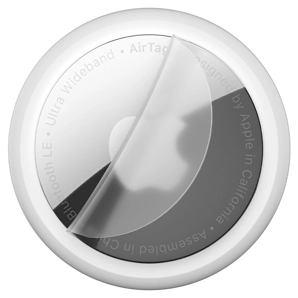 „Spigen AirSkin Shield HD“ 4 vnt. pakuotė, skaidri – „Apple AirTag“