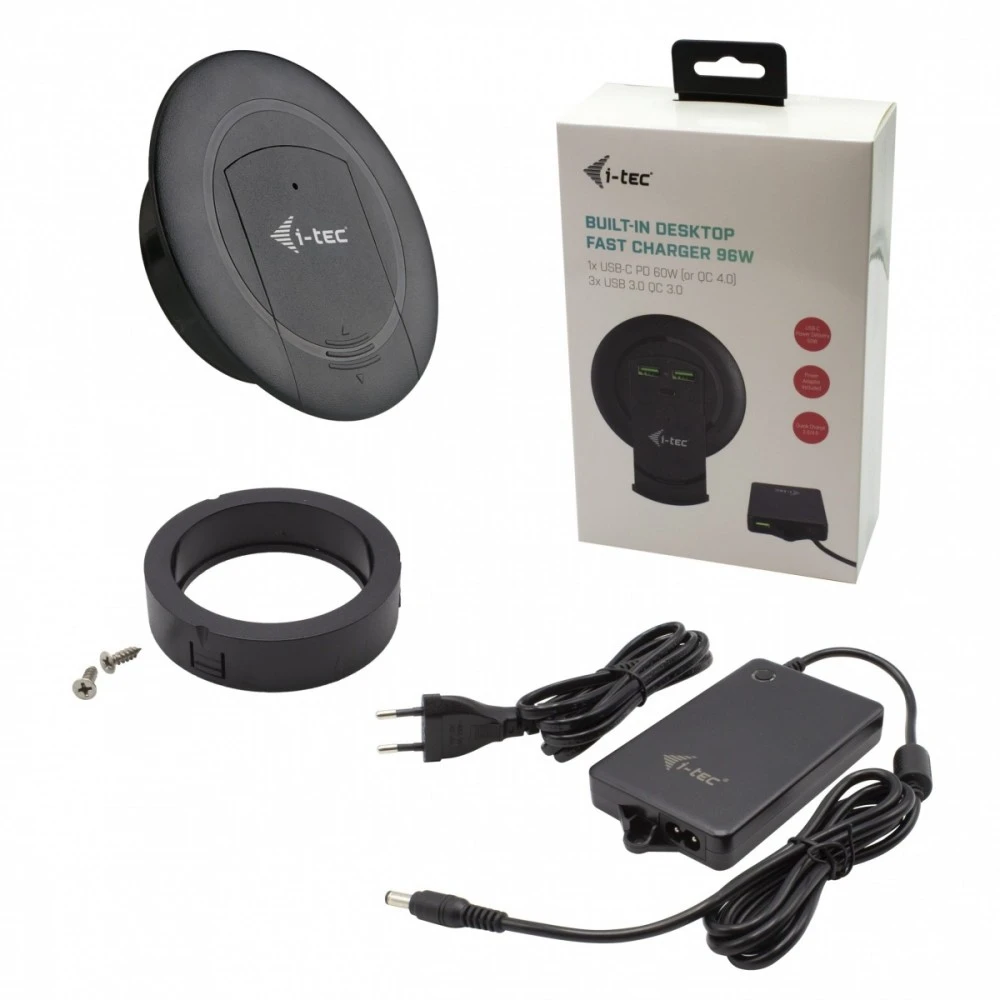 I-tec CHARGER96WD mobiliojo įrenginio kroviklis Vidaus Juoda