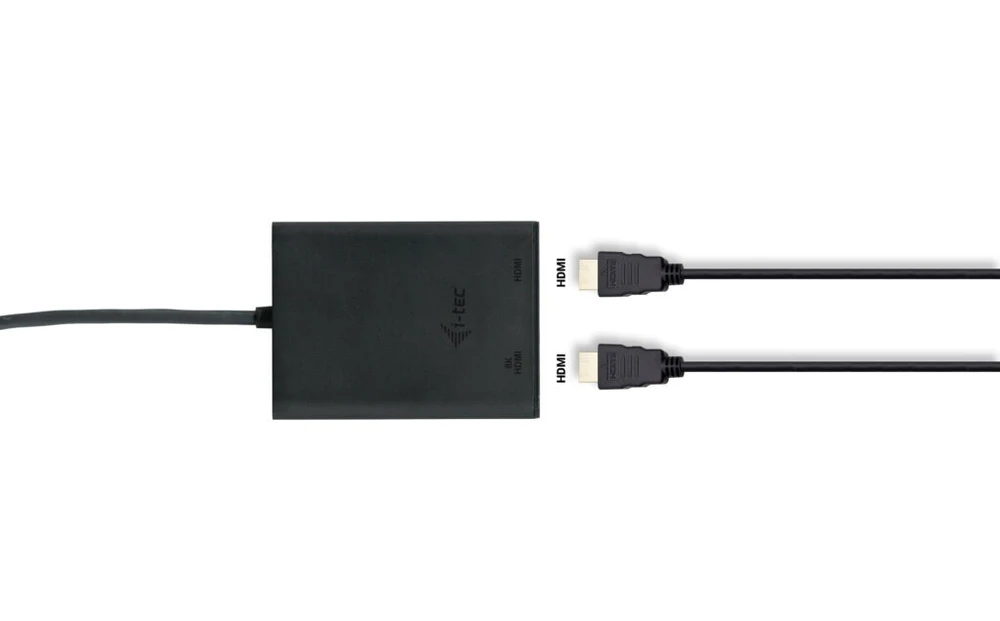 I-tec USB-C Dual 4K/60Hz (vienas 8K/30Hz) HDMI vaizdo adapteris