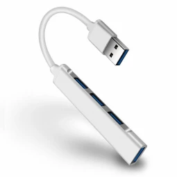 IBOX IUH3FAS Hub USB3.0 + USB 2.0 Sidabrinis