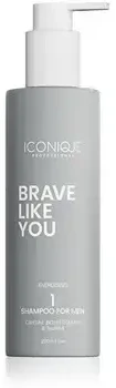 ICONIQUE Professional BRAVE LIKE YOU Energizuojantis šampūnas vyrams 250 ml