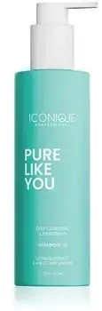 ICONIQUE Professional PURE LIKE YOU Deep Cleansing Šampūnas for Oily Scalp