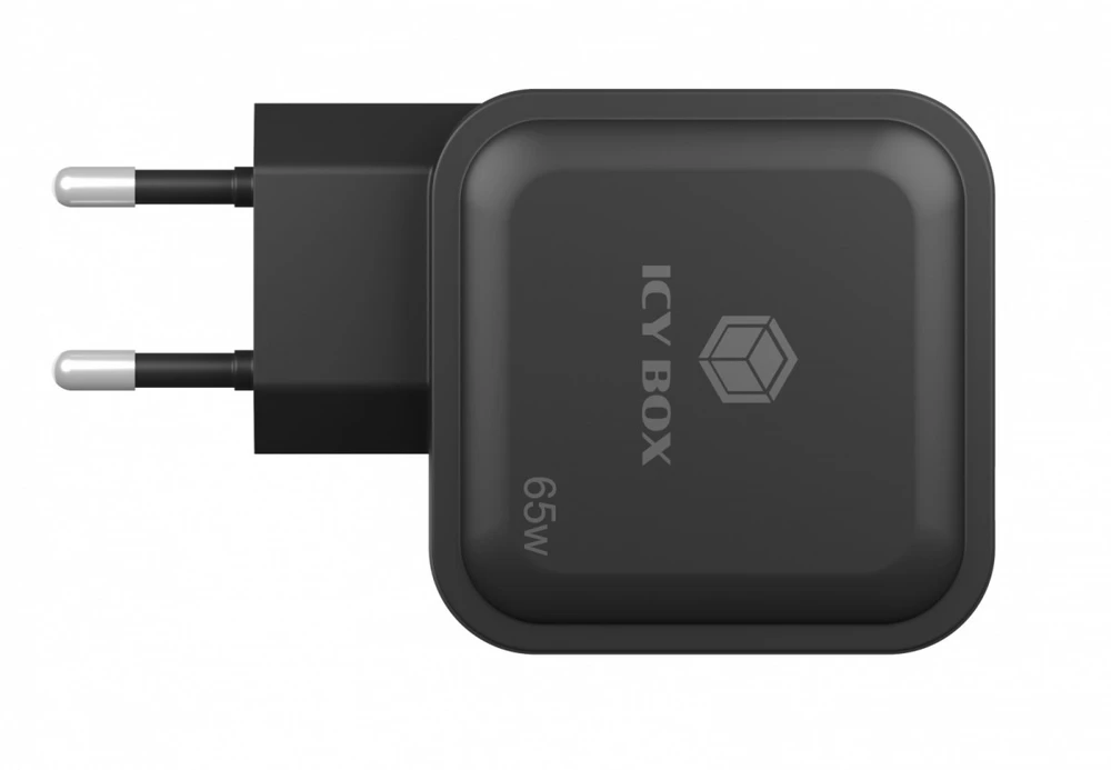 Icy Box ib-ps1030-pd įkroviklis 65 vatai, 2x tipo c, 1x tipo a