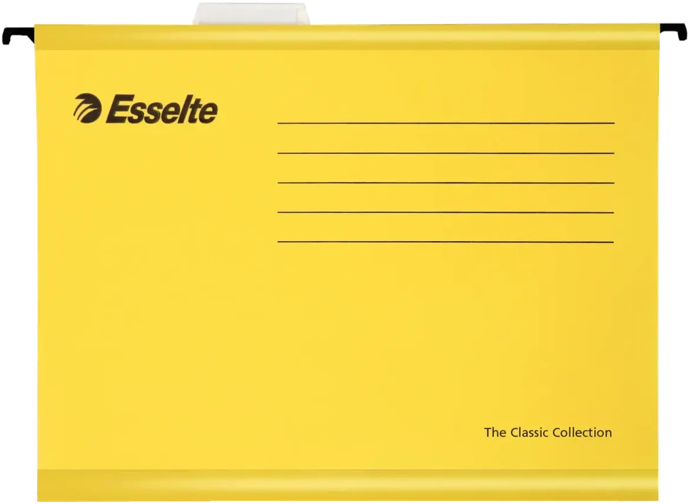 Kartotekinis vokas Esselte Eco, A4, geltonas