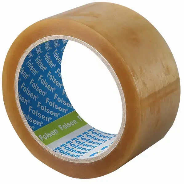 Pakavimo juosta FOLSEN, 48 mm x 66 m, skaidri, Solventlvent