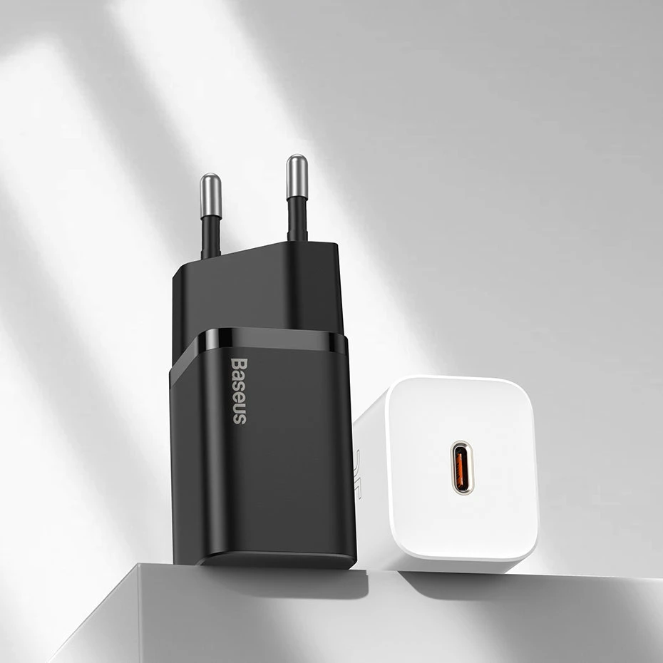 Baseus Super Si įkroviklis 1C 25W baltas