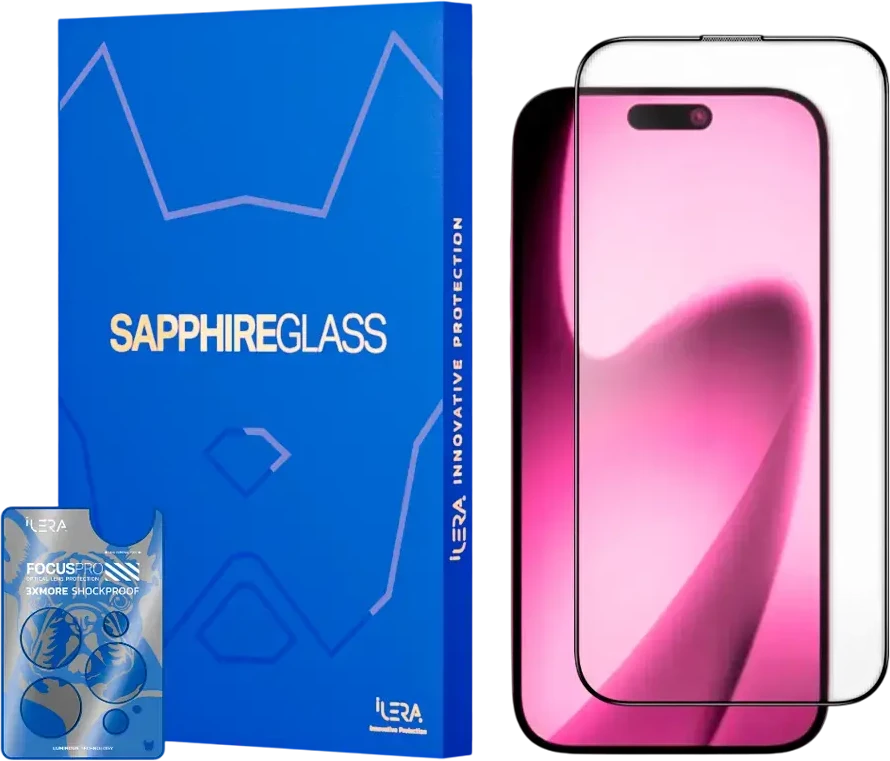 „iLera Sapphire Ultra Glass 2.0“, skirtas „iPhone 17 Air“