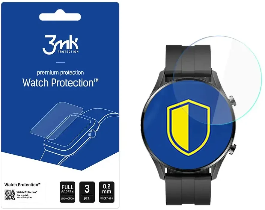 3Mk Protection „Imilab W12“ – 3 mk laikrodžių apsauga su „FlexibleGlass“