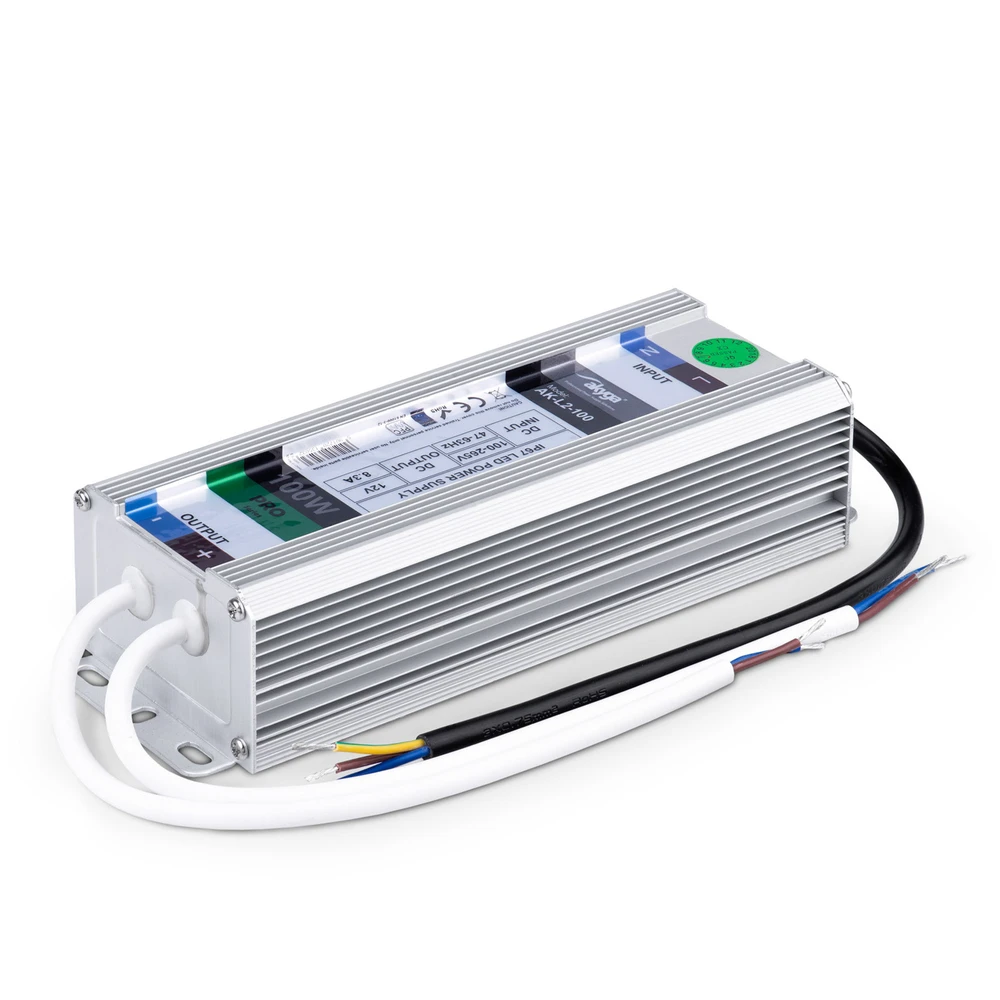 Maitinimo šaltinis Akyga 12V 8.3A 100W IP67