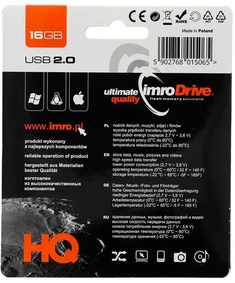 IMRO laikiklis AXIS 16 GB USB2.0