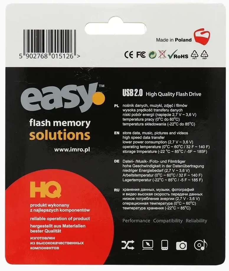 IMRO laikiklis EASY (ECO) 16 GB USB2.0