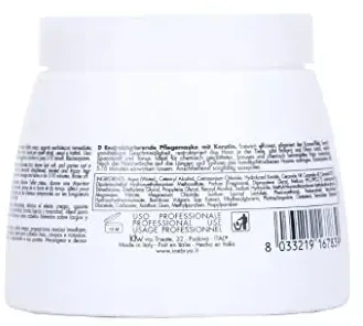 Inebrya Ice Kreminis Keratin Mask atkuriamoji plaukų kaukė su keratinu, 500 ml