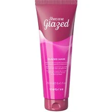 Inebrya SheCare Glazed Illuminating Laminating Mask kaukė blankiems ir sausiems plaukams, 1000 ml