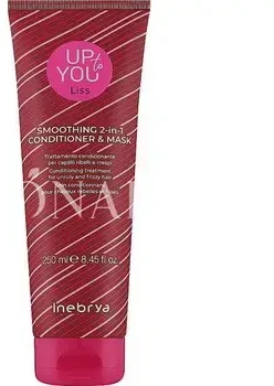 „Inebrya Up To You Liss“ švelninamasis kondicionierius ir kaukė, 250 ml