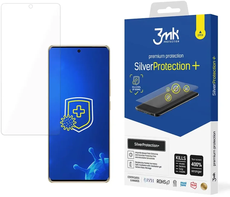 Antibakterinė apsauginė plėvelė 3mk SilverProtection+ Infinix Note 40 Pro