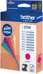 Brother LC-223M | Rašalo kasetė | Magenta