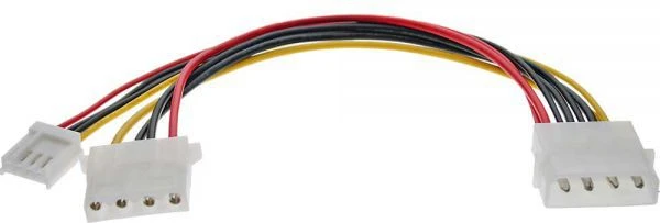 „InLine Molex“ – 4 kontaktų diskelis, 0,13 m, daugiaspalvis (29658)