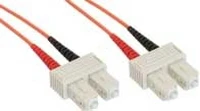 InLine Fiber Optic Patchcord SC/SC, 50/125 µm, OM2 7,5 m (83575)