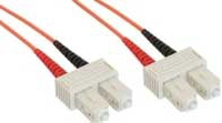 InLine Fiber Optic Patchcord SC/SC, 50/125 µm, OM2 7,5 m (83575)