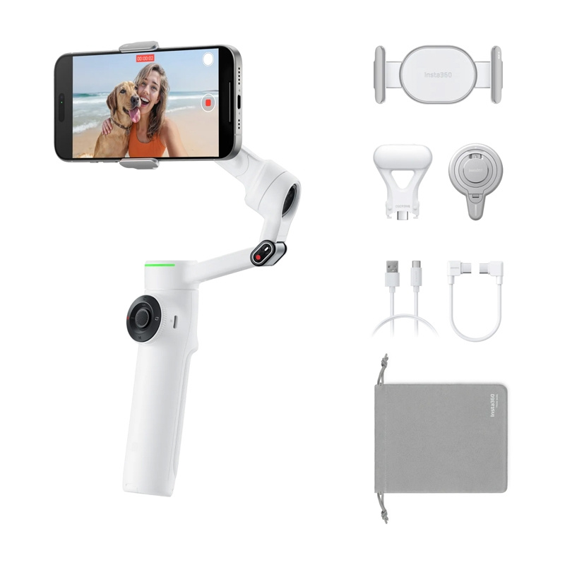 „Insta360 Flow 2 Pro Creator“ (baltas)