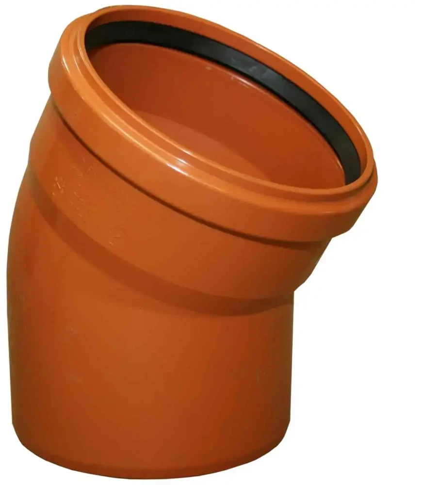 Instalplast Alkūnė PVC 160mm 30° Ruda