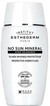 Institut Esthederm No Sun Mineral Fluid SPF 50+ apsauginis fluidas nuo saulės veidui, 40 ml