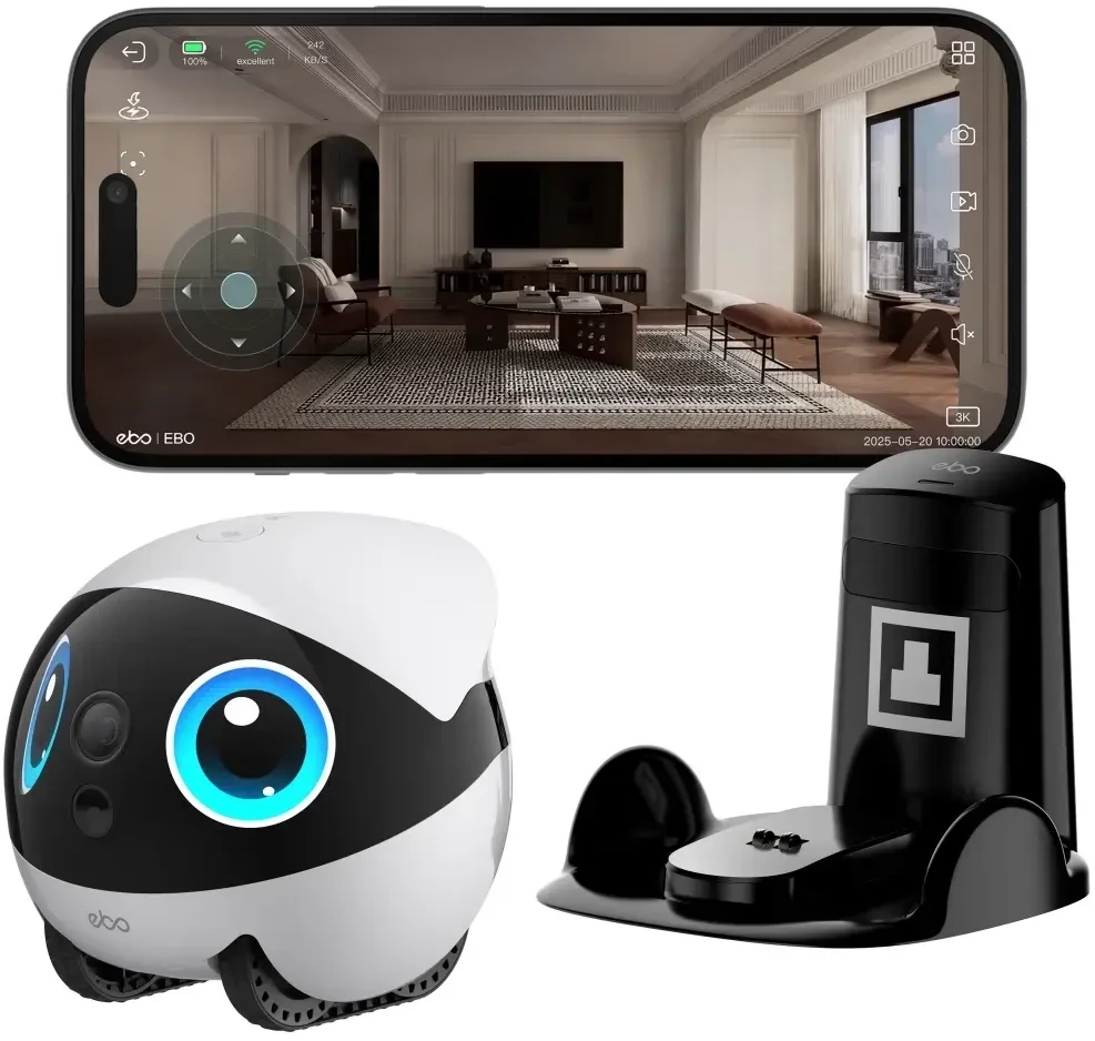 Išmanusis bendraujantis robotas ENABOT EBO Air2 Plus baltas