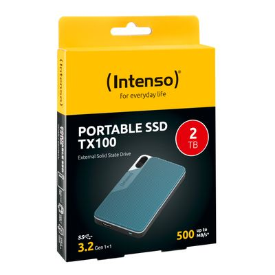Kietasis diskas SSD USB3.2 2TB EXT./TX100 3826470 INTENSO