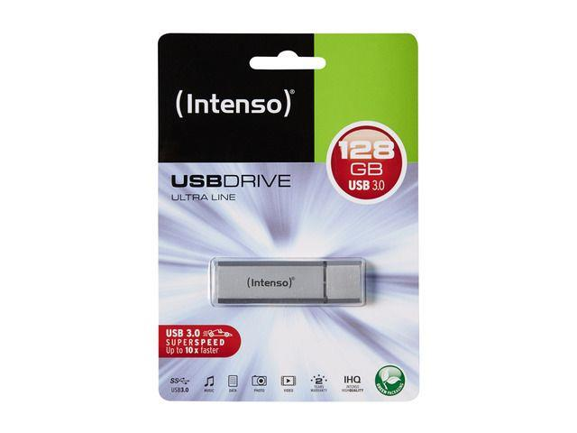 INTENSO 3531491 Flashdrive Intenso Ultra Line 128GB USB3, iki 35/20MBs, Aliuminio