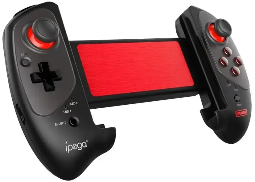iPega 9083SH Wireless Gamepad Raudona Bat for Android/iOS/PS4/PC/N-Switch Juodas