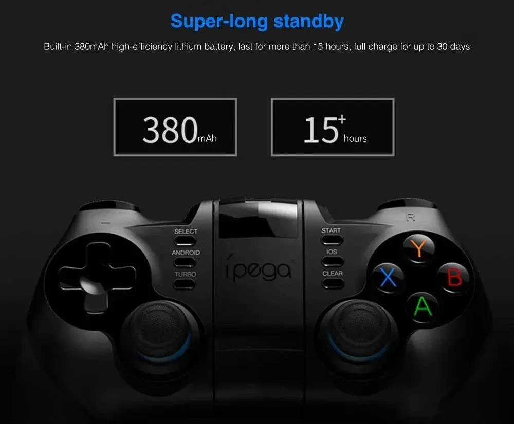„iPega 9156“ „Bluetooth“ žaidimų pultas, skirtas „Fortnite“ ir „PUBG“