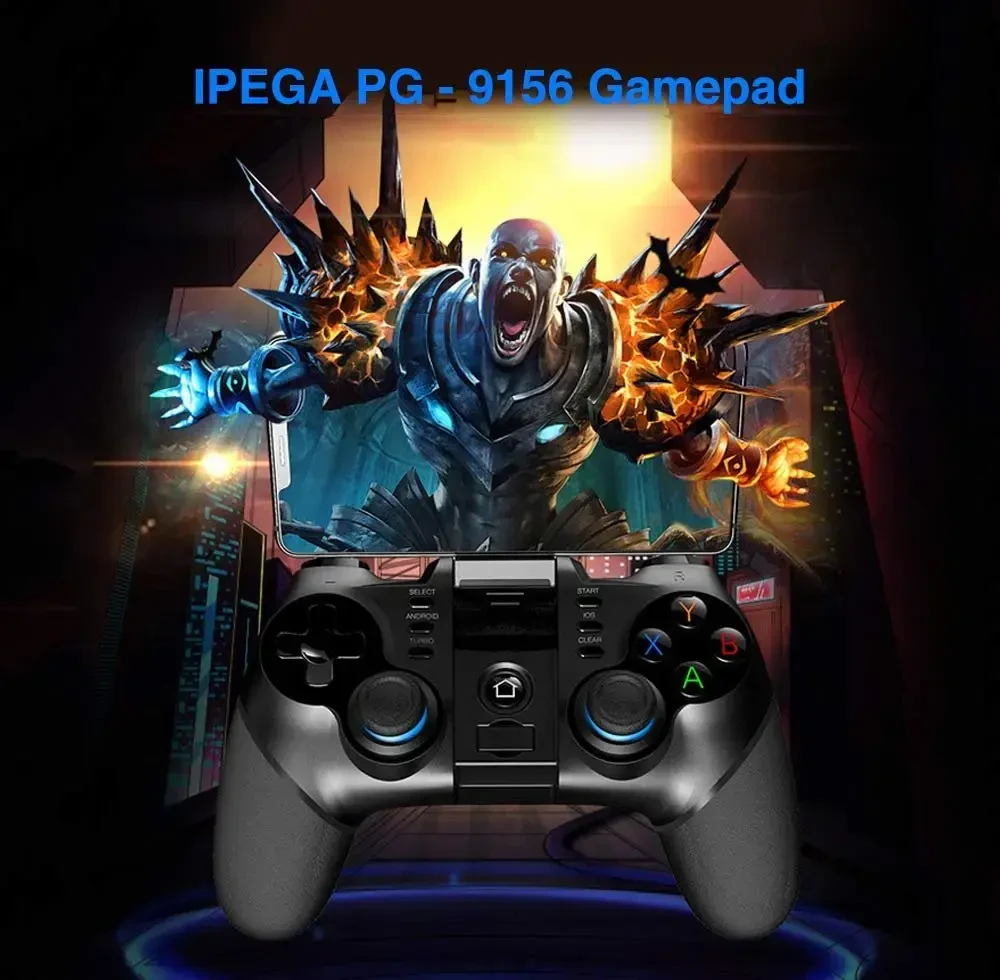 „iPega 9156“ „Bluetooth“ žaidimų pultas, skirtas „Fortnite“ ir „PUBG“