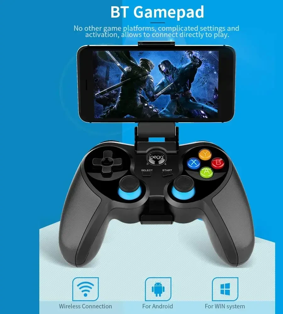 „iPega 9157 Bluetooth“ žaidimų pultas, skirtas „Android“, „iOS“, asmeniniam kompiuteriui, „Android TV“, „N-Switch“