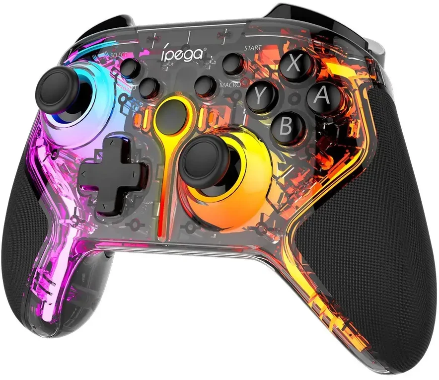 iPega 9666TH Bluetooth RGB Gamepad for Android/iOS/PS3/PS4/PC/N-Switch Juodas (Damage Package)
