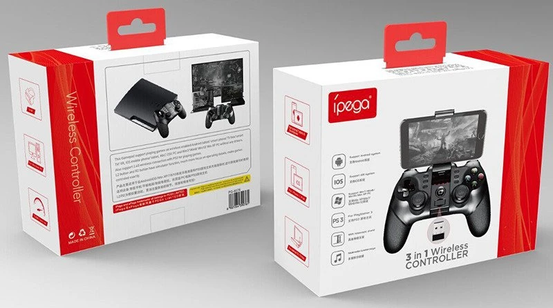Ipega PG-9076 žaidimų valdymo pultas skirtas žaisti Android ir Windows 7/8/10 žaidimus